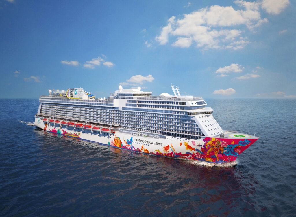 Genting Dream ship of StarDream Cruises