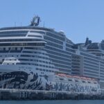 msc euribia docked at sir bani yas cruise port abu dhabi