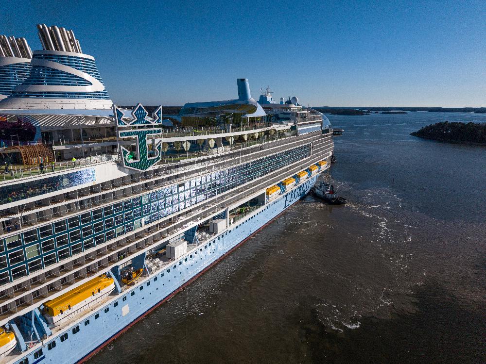 Royal Caribbean’s Legend of the Seas begins sea trials ahead of July debut