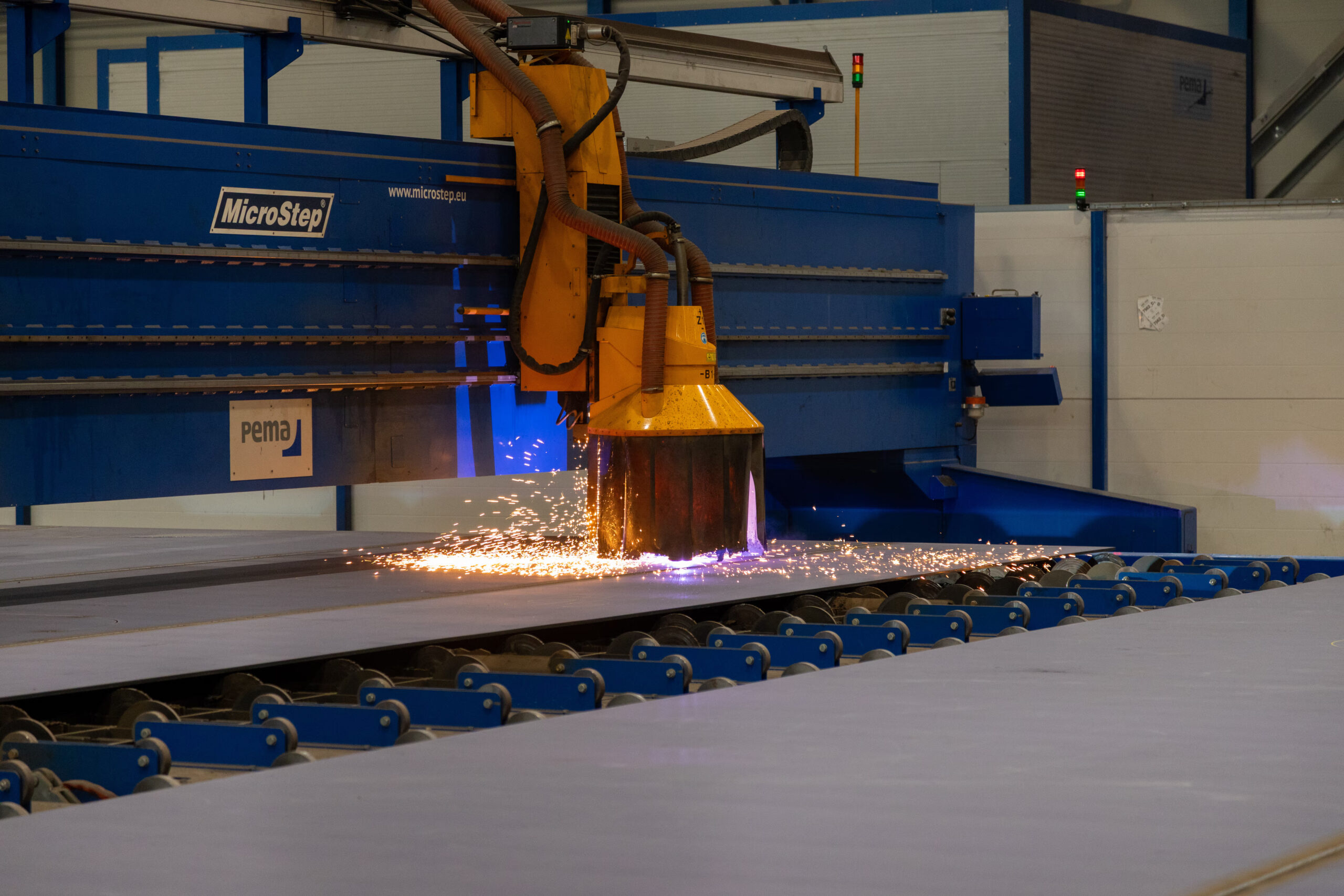 Crystal Grace at Fincantieri Shipyard Steel Cutting