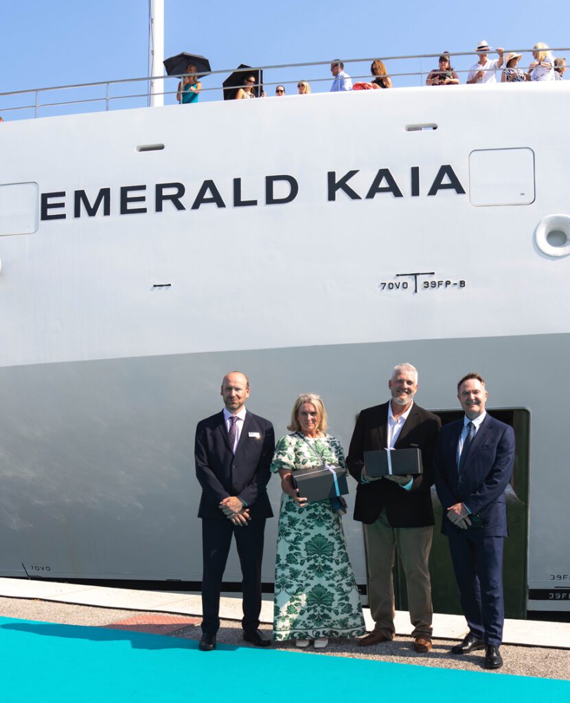 Emerald Kaia Christened in Venice