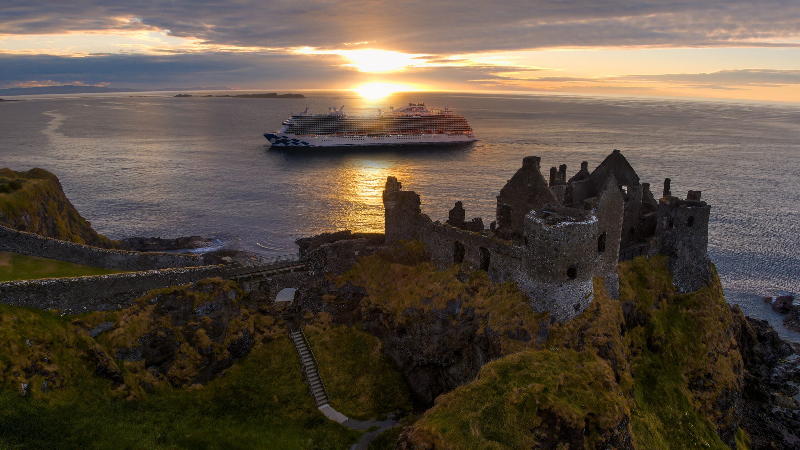 Princess Cruise Line Ship in Northern Ireland