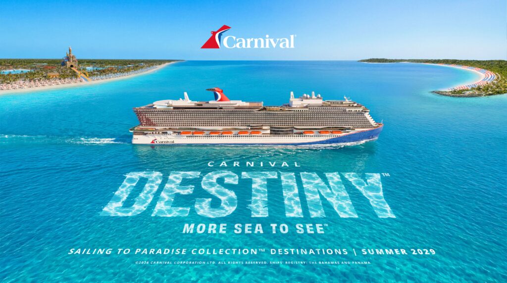 Carnival Destiny Coming Summer 2029