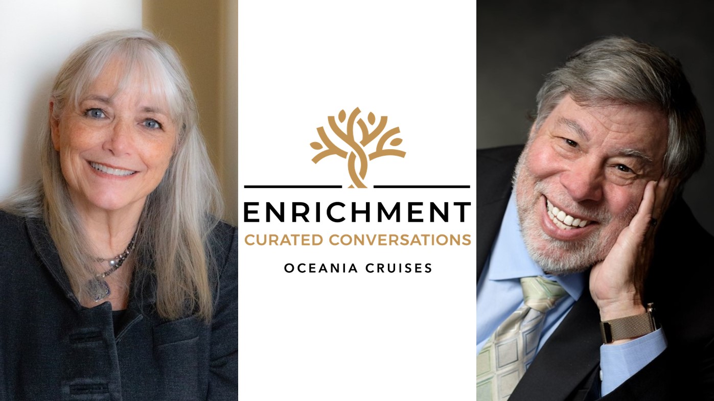 Oceania Cruises Curated Conversations Karen Allen and Steve Wozniak