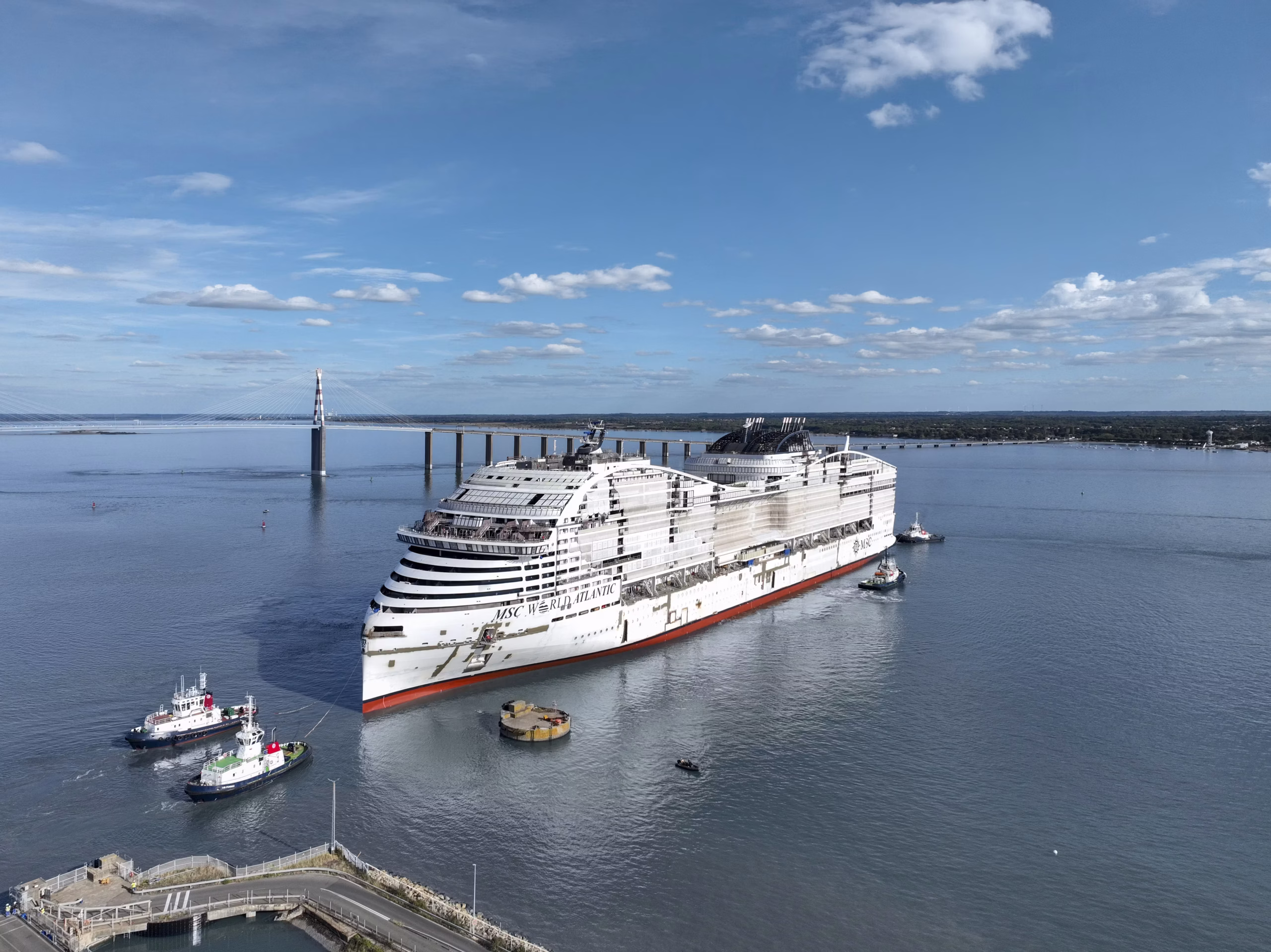 MSC World Atlantic Float Out