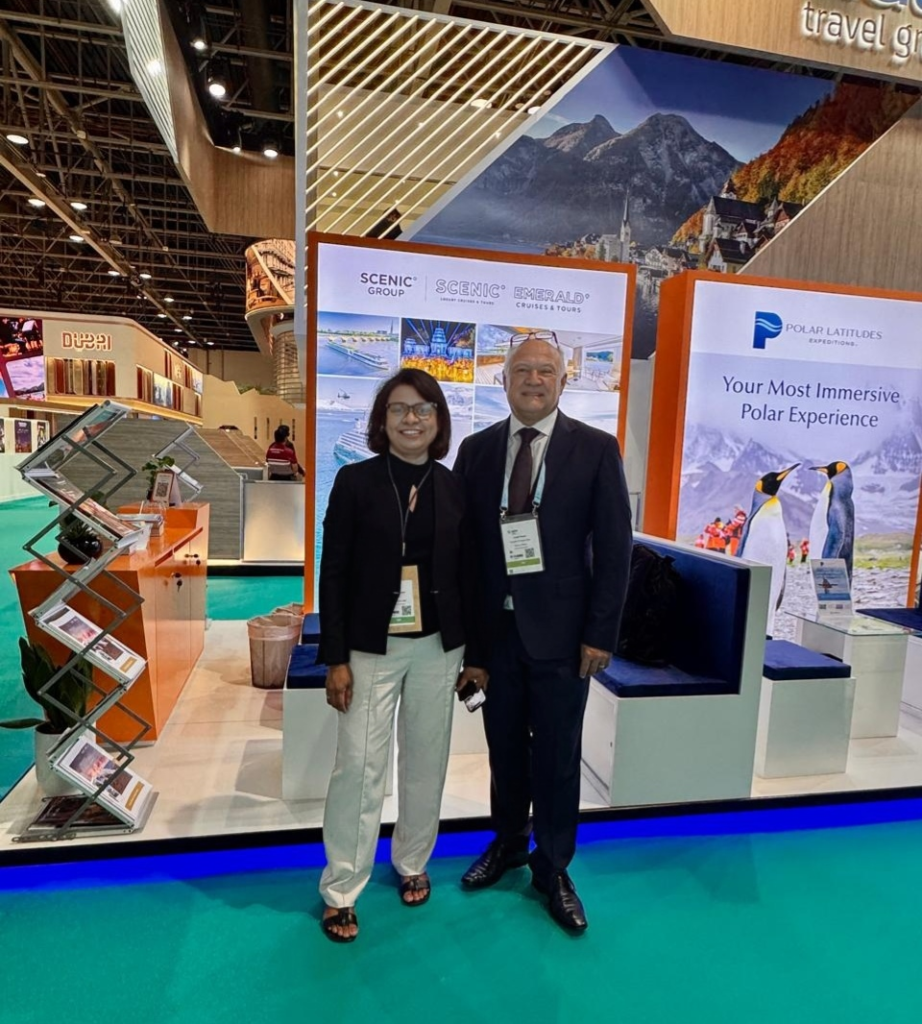 Lakshmi with Scenic Groups' Achim Weber