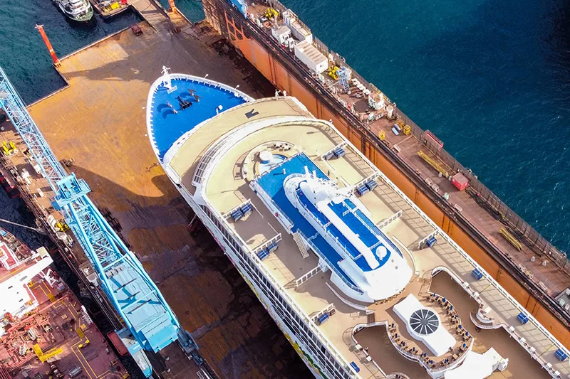 Cordelia Sky in Drydock