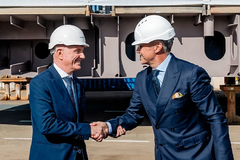 Four Seasons II Keel Laid at Fincantieri’s Ancona Shipyard