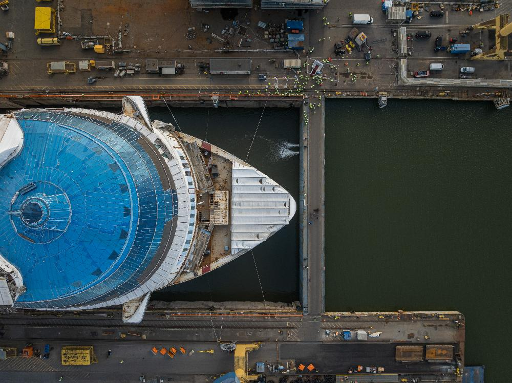 Hero of the Seas Float Out in Finland