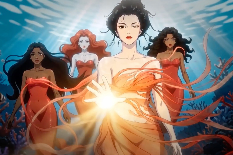 Virgin Voyages Mermaid Origins Campaign