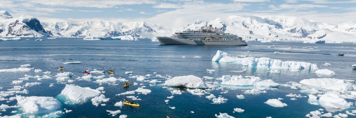 Silversea Endeavour in Antarctica